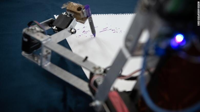 Meet the robot that can write poetry and create artworks